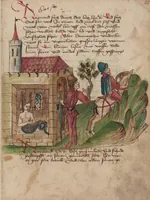 An illustration from Thüring von Ringoltingen, Story of the beautiful Melusine (1471)