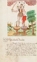 An illustration from Composite manuscript with alchemistic treatises (1593)