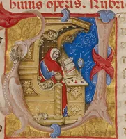 An illustration from Compendium moralium notabilium (1450)