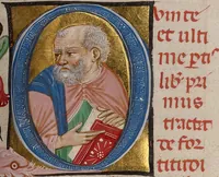 An illustration from Compendium moralium notabilium (1450)