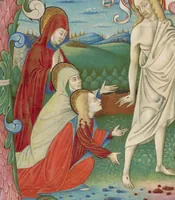 An illustration from Cutting from an Antiphonal (1465)