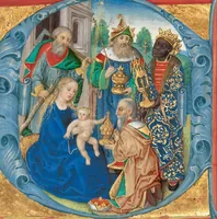 An illustration from Two Cuttings from a Missal (1475)