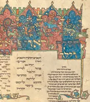 Picture 17 of 20 from Rothschild Pentateuch (1296), leaf 35