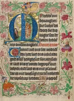 An illustration from Book of Hours (1460)