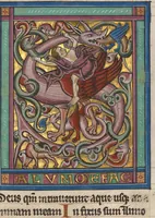 An illustration from Psalter (1240)