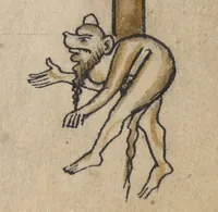 An illustration from Psalter (1240)