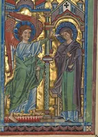 An illustration from Psalter (1240)