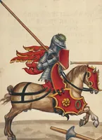 An illustration from Tournament Book (1560)