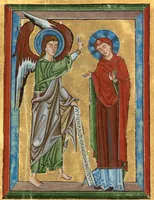 An illustration from Two Miniatures from a Psalter (1240)