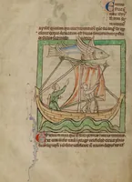 An illustration from Northumberland Bestiary (1250)