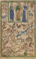 An illustration from Northumberland Bestiary (1250)