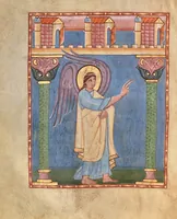 An illustration from Irmengard Codex (1030)