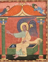 An illustration from Irmengard Codex (1030)