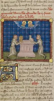 An illustration from Bible Historiale, 2 vols. (1360)