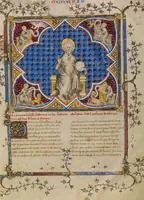 An illustration from Bible Historiale, 2 vols. (1360)