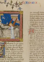 An illustration from Bible Historiale, 2 vols. (1360)