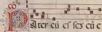 An illustration from Gradual (1550)