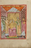 An illustration from Benedictional (1030)