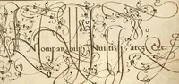 An illustration from Mira calligraphiae monumenta (1561)