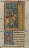 Picture 9 of 15 from Roman du Bon Chevalier Tristan, Fils au Bon Roy Meliadus de Leonois (1320), leaf 60