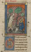 Picture 14 of 15 from Roman du Bon Chevalier Tristan, Fils au Bon Roy Meliadus de Leonois (1320), leaf 83