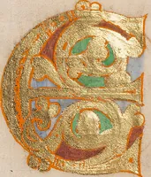 An illustration from Sacramentary (1025)