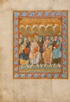 An illustration from Sacramentary (1025)