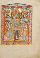 An illustration from Sacramentary (1025)