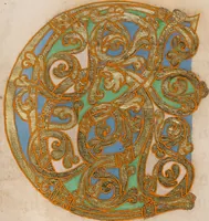 An illustration from Sacramentary (1025)
