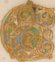 An illustration from Sacramentary (1025)