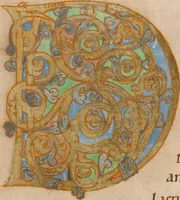 An illustration from Sacramentary (1025)