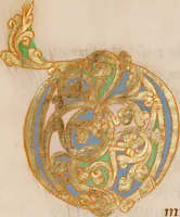 An illustration from Sacramentary (1025)