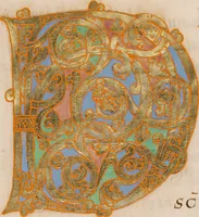 An illustration from Sacramentary (1025)