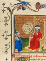 An illustration from Liber Alchandrei philosophi (1405)