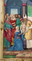 An illustration from Book of Hours (1544)