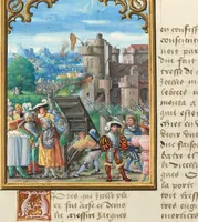 An illustration from Livre des faits de Jacques de Lalaing (1530)