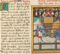 An illustration from Livre des faits de Jacques de Lalaing (1530)