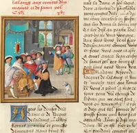 An illustration from Livre des faits de Jacques de Lalaing (1530)