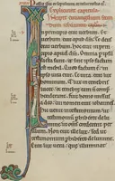 An illustration from New Testament (with Canons of Priscillian) (1170)