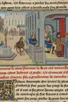 An illustration from Fifteen Cuttings from Histoire de Charles Martel (1463)