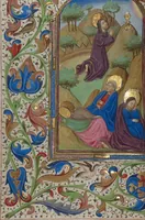 An illustration from Book of Hours (1450)