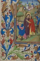 An illustration from Book of Hours (1450)