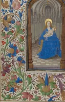 An illustration from Book of Hours (1450)