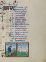 An illustration from Book of Hours (1450)