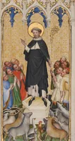 An illustration from Two Miniatures, Possibly from a Manuscript (1400)