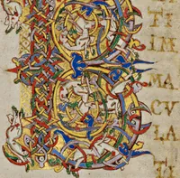 An illustration from Breviary (1153)