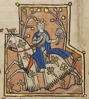 An illustration from Psalter