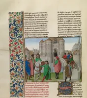 An illustration from Chroniques (Book Three) (1480)
