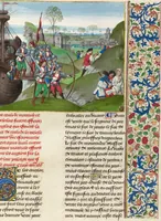 An illustration from Chroniques (Book Three) (1480)