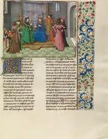 An illustration from Chroniques (Book Three) (1480)